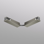 TR5724-DN Электрический коннектор для трека SHINE BASE 90° стена-потолок с поворотом трека под произвольным углом, темный никель, алюминий