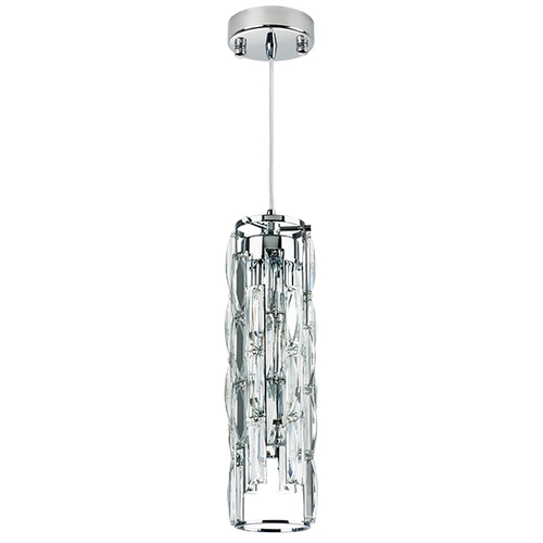 Купить 722030 Люстра LIMPIO 4х6W(led) G9 ХРОМ/ПРОЗРАЧНЫЙ