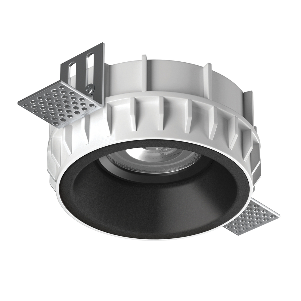 G214607BMOD Светильник DOMINO ROUND под LED модуль/лампу МR16 ЧЁРНЫЙ (214610+214607+214007)