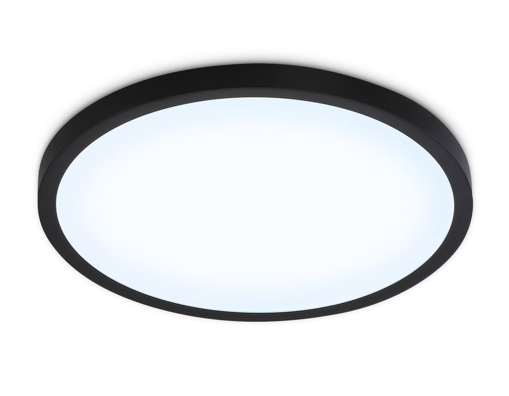 FZ1957 BK черный IP54 26W 5000K D370*15 (Без ПДУ)