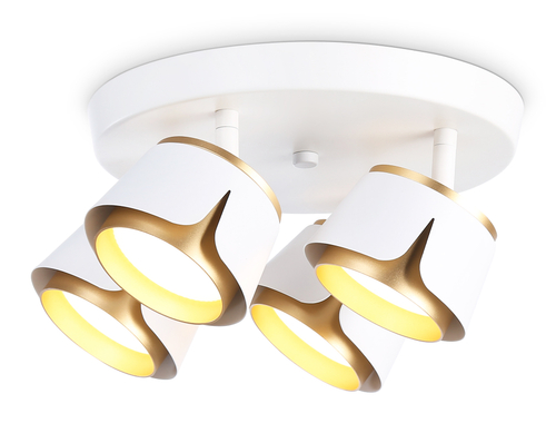 Купить TN71241/4 WH/GD белый/золото GX53/4 D250*147