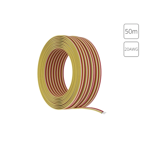 Купить Провод 3-жильный для светодиодной ленты MIX 50м, 20AWG Arte Lamp STRIP-ACCESSORIES A20-3W