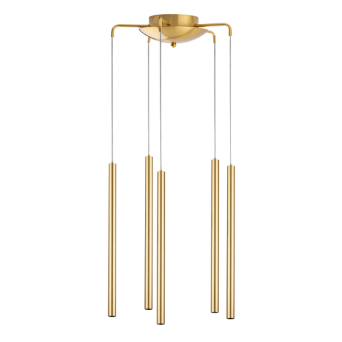 Купить L5T747233 Люстра TUBO LED 25W 1500LM 25G ЗОЛОТО 3000K (574723+747233 (5шт)