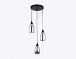TR3550/3 BK/SM черный/дымчатый E14 max 40W 370*130*1000