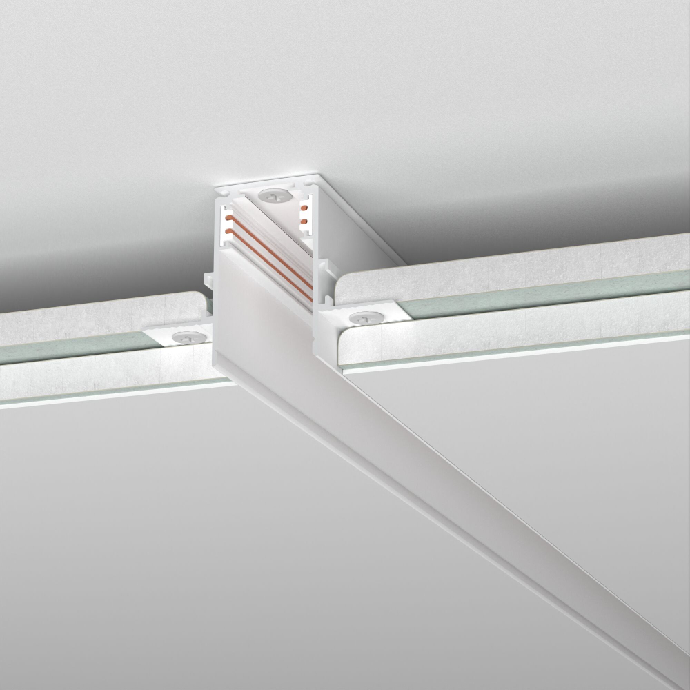 Slim Magnetic Шинопровод встраиваемый под ГКЛ 9,5мм белый (2м) 85209/00 85209/00