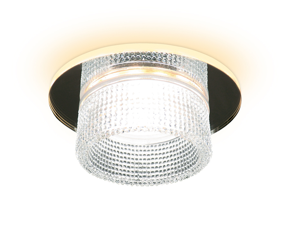 TN350 CH/CL хром/прозрачный GU5.3+3W (LED WHITE) D95*45