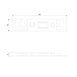 Выключатель с микроволновым датчиком движения  12/24V 60/120W 95002/01