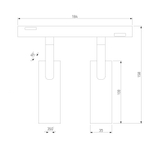 Умный трековый светильник 14 Вт 2700-6500K Dim Dual Slim Magnetic 85056/01