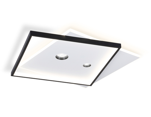 Купить FL5065 WH/BK белый/черный 56W 3000K-6400K+4200K 500*500*60 (ПДУ РАДИО 2.4G)