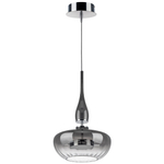 804401 Люстра ASTRA LED 12W 580LM ХРОМ/ДЫМЧАТЫЙ 3000K