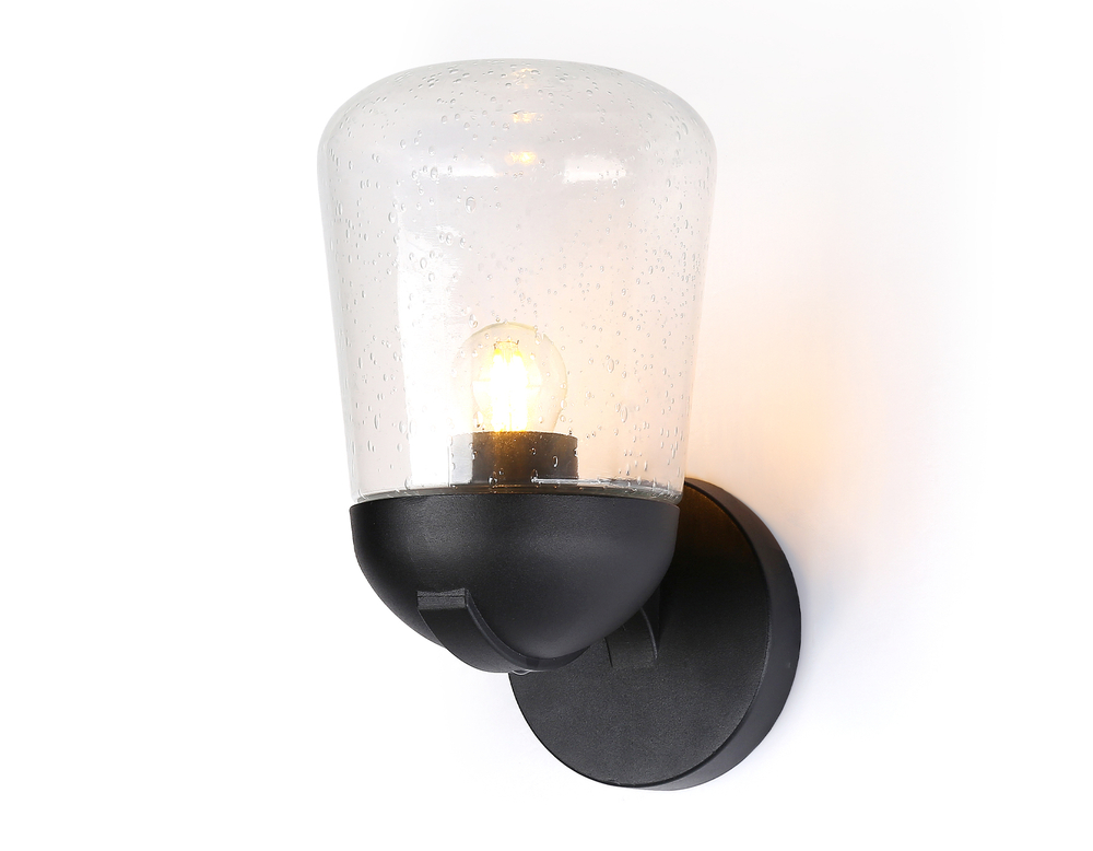 ST2081 BK/CL черный/прозрачный IP54 E27 max 40W 260*150*185