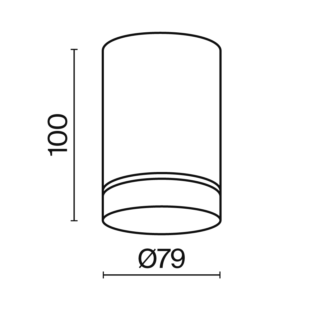 Потолочный светильник Technical C085CL-9W3K-W