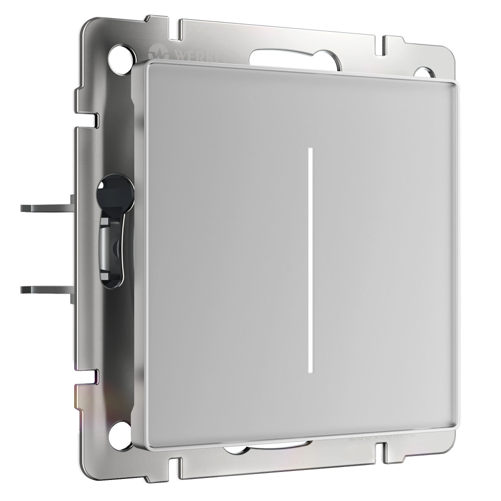 Умный сенсорный диммер Werkel Wi-Fi 500W IP20 W3443106 серебряный