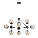 Люстра на штанге Arte Lamp BOLLA A1664SP-10BK