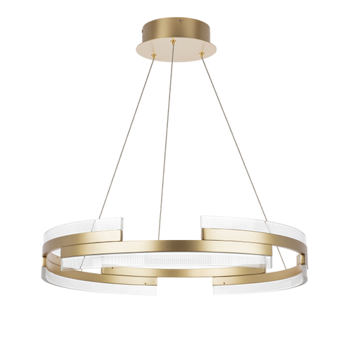 Купить 736323 Люстра ROTONDA 55W LED 2835LM 120G ЗОЛОТО 3000K