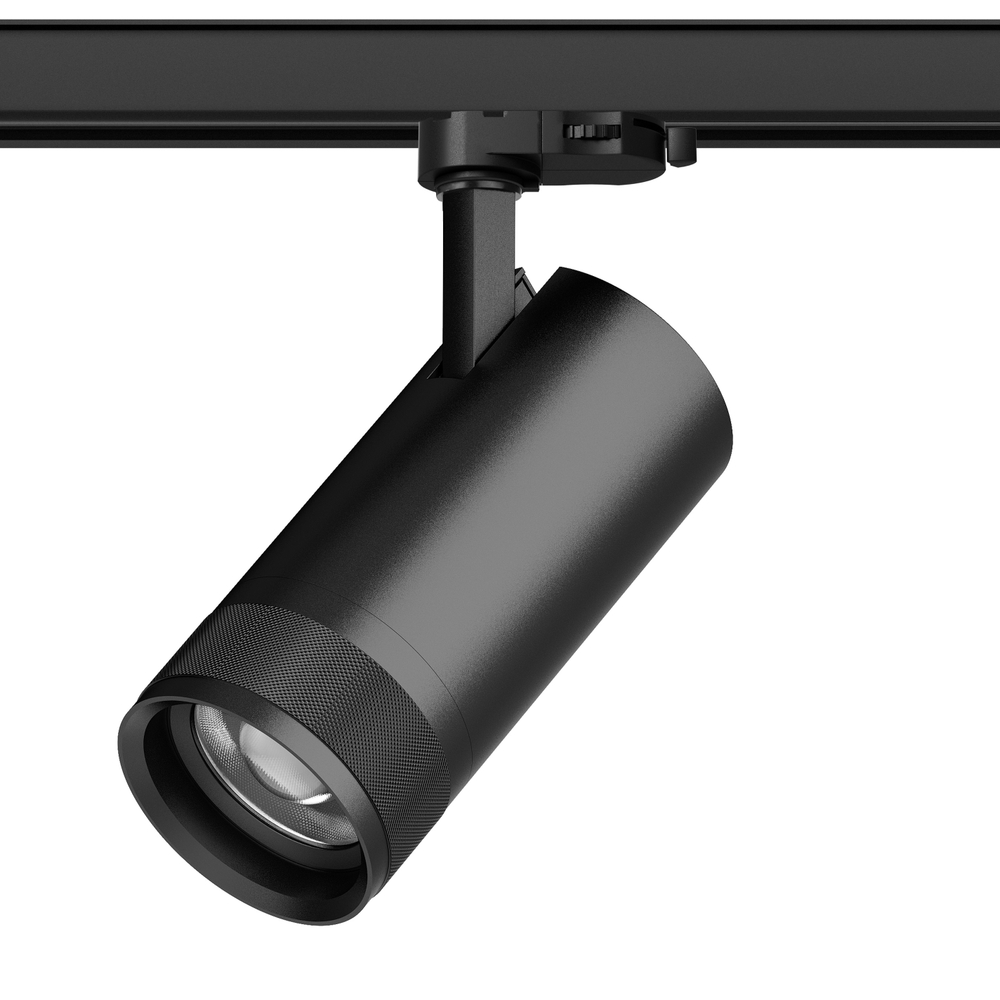 C4307QT Светильник CANNO PRO д/треков QUATTRO LED 30W 2100LM 20-55G ЧЕРНЫЙ 2700-4200-6000K IP20 с адаптером (304307 + 594007)