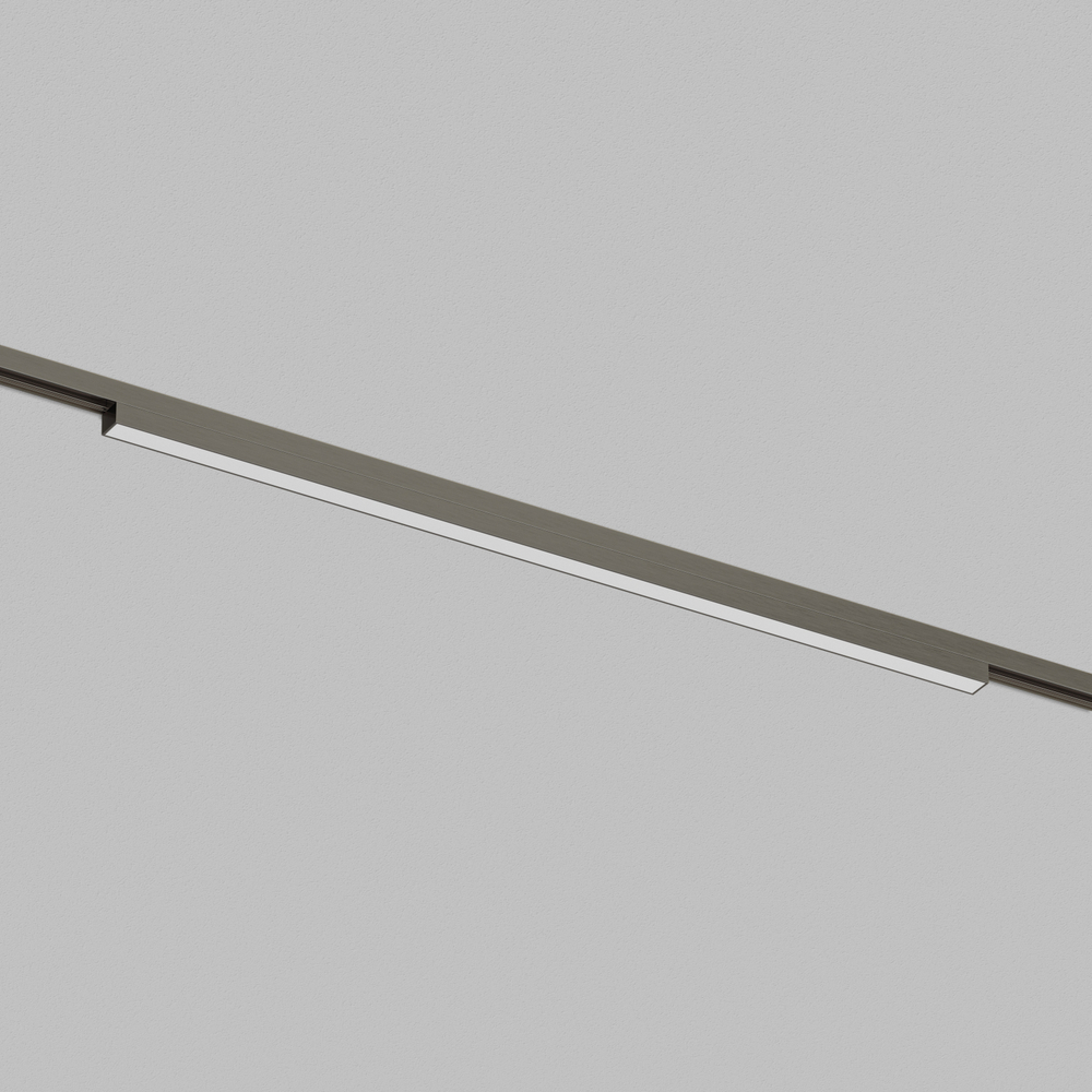 DK5752-DN Светильник для трека SHINE LINEAR со светодиодом, L601*W19*H27, 48V DC, 24W, RA?90, 3000K, IP20, темный никель, алюминий