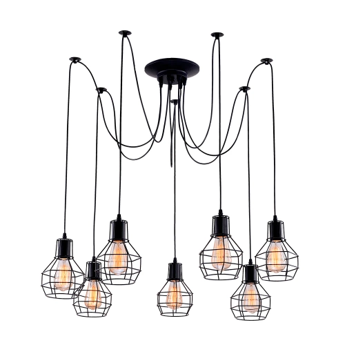 Купить Подвесная люстра Arte Lamp SPIDER A1109SP-7BK