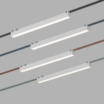DK5576-WH Cветильник для трека-ремня Belty, серия Linear, со светодиодом, L642*W40*H45мм, 48V DC, 24W, RA90, 120°, 4000K, IP20, белый, алюминий