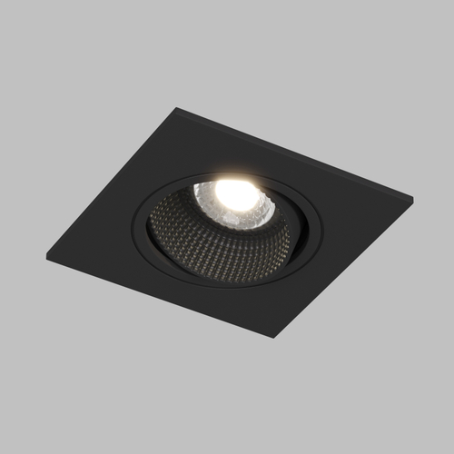 Купить DK3071-BK Встраиваемый светильник, IP 20, 10 Вт, GU5.3, LED, черный/черный, пластик
