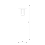 Esthetic Magnetic Трековый светильник 5W 3000K (чёрный) 85114/01