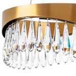 703143 Люстра HELIO 27W LED 1344LM ШАМПАНЬ 3500K