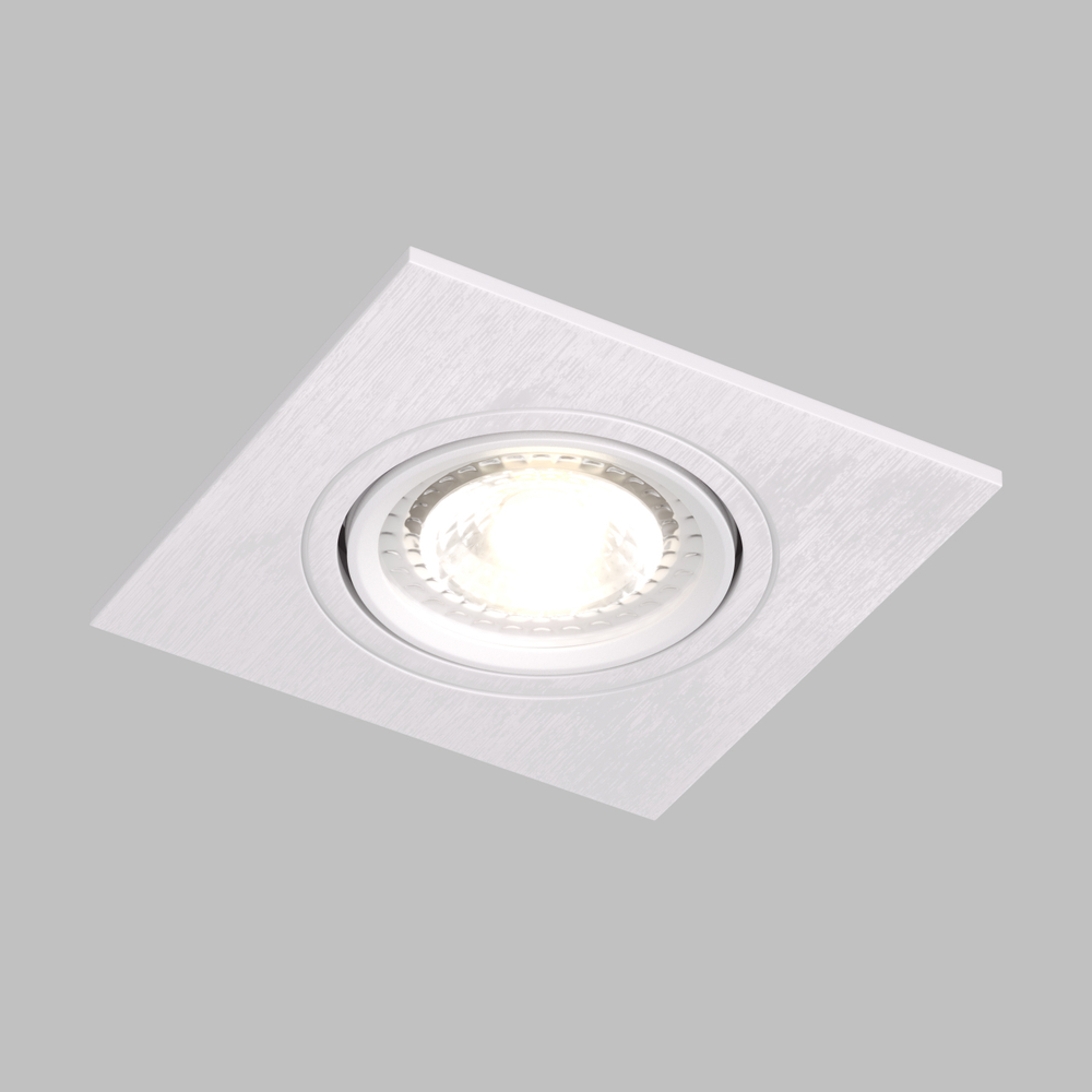 DK3021-WH Встраиваемый светильник, IP 20, 10 Вт, GU5.3, LED, белый, пластик