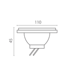 932132 Лампа энергосберегающая LED 220V AR111 12W=100W 1140LM 60G COB 3000K 20000H
