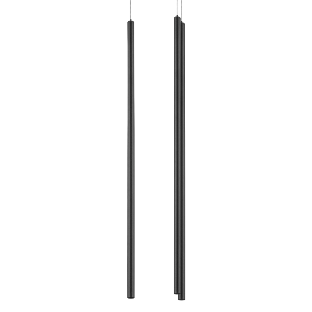 L3T747447 Люстра TUBO LED 15W 960LM 25G ЧЕРНЫЙ 4000K (574717+747447 (3шт)
