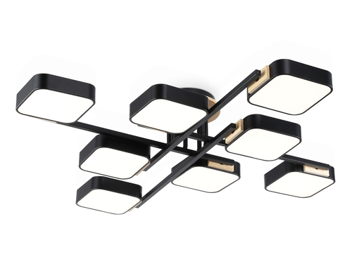 Купить FL4890/8 BK/WD черный/дерево 144W 3000-6000K 960*960*160 (без ПДУ)