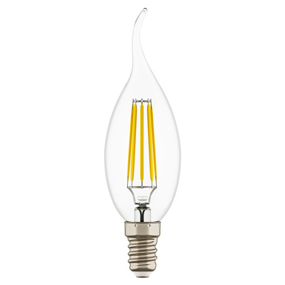 933604 Лампа энергосберегающая LED FILAMENT 220V CA35 E14 6W=65W 400-430LM 360G CL 4000K 30000H