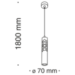 Подвесной светильник Maytoni P037PL-L11W4K