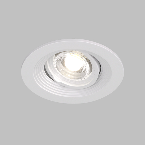 Купить DK3029-WH Встраиваемый светильник, IP 20, 10 Вт, GU5.3, LED, белый, пластик