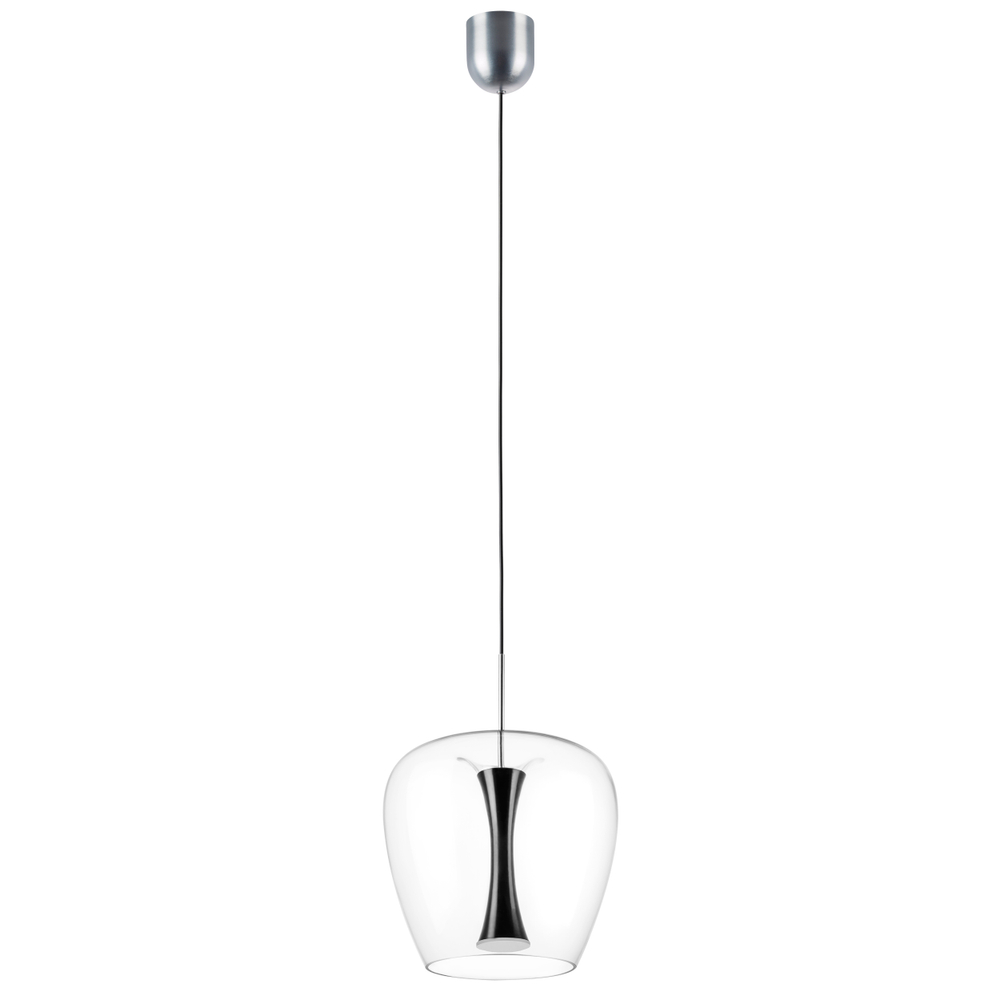 804207 Люстра CUPOLA LED 10W 500LM АЛЮМИНИЙ/ЧЕРНЫЙ 3000K