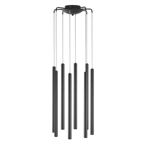 Купить L8T747237 Люстра TUBO LED 40W 2400LM 25G ЧЕРНЫЙ 3000K (574737+747237 (8шт)