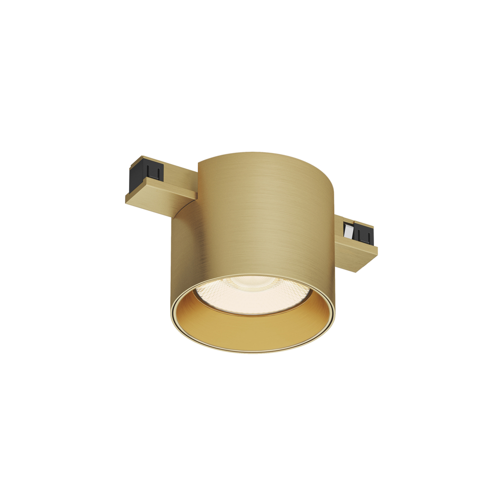 DK5743-SB Светильник для трека SHINE SPOT со светодиодом, D70*H60, 48V DC, 8W, RA?90, 3000K, IP20, сатинированная латунь, алюминий