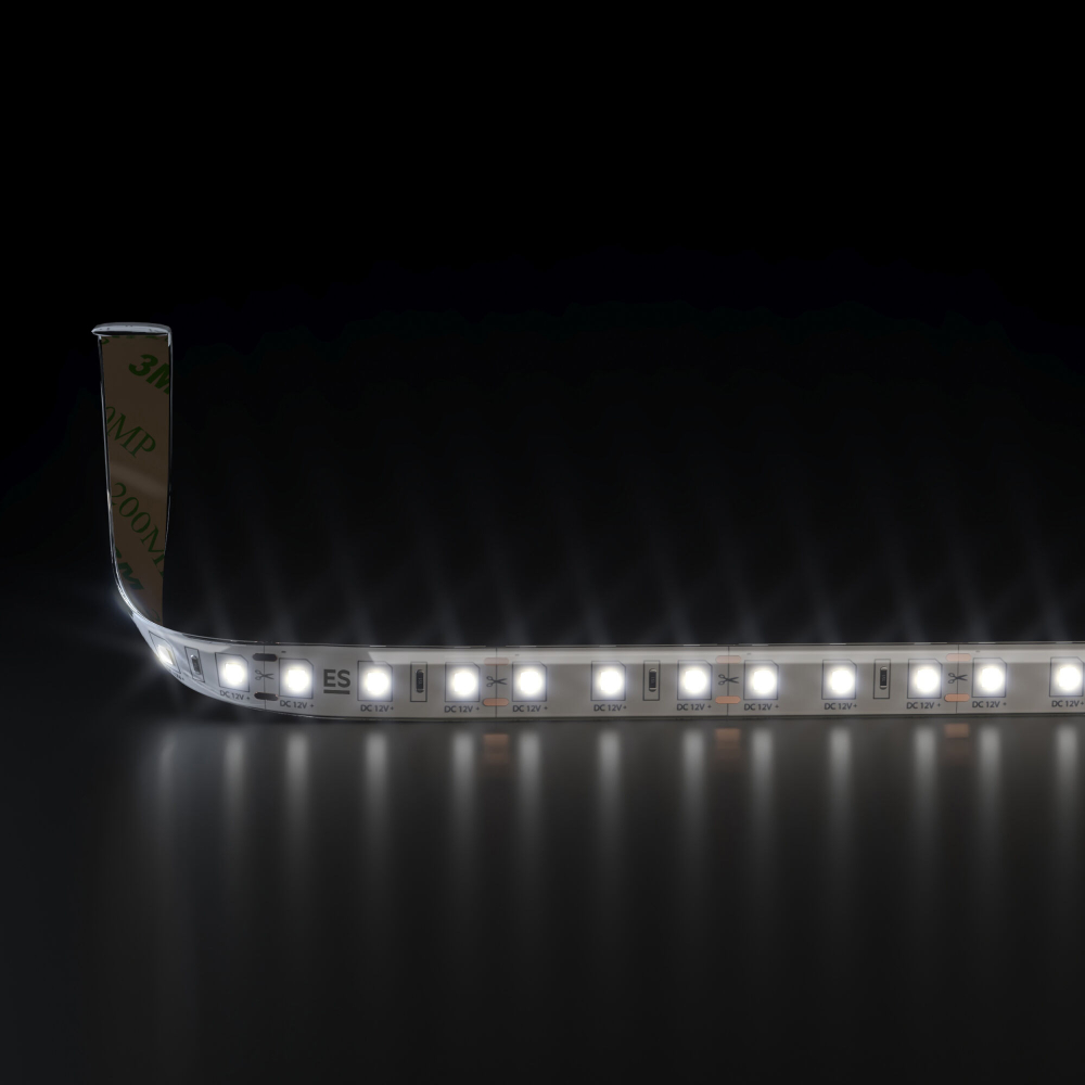 Светодиодная лента 12 В 14,4 Вт/м 60 Led/м 5050 IP65, дневной белый 4200К, 5 м Лента светодиодная 12V 14,4W 60Led 5050 IP65 дневной белый, 5м