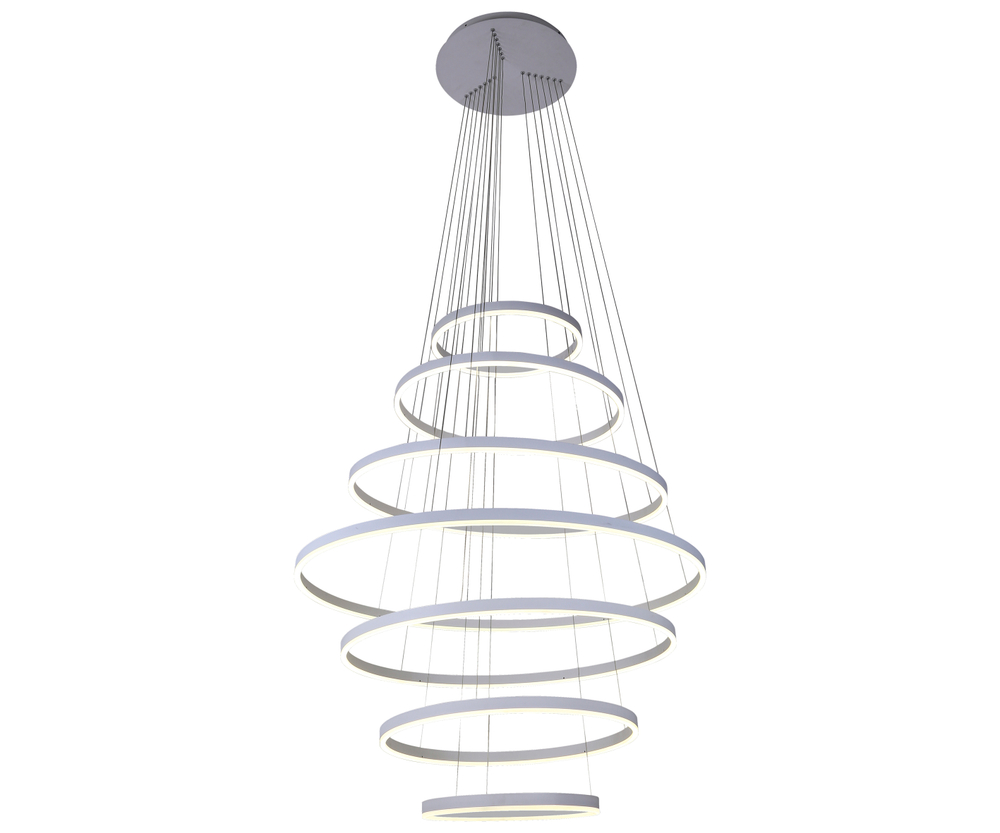 08537,01(4000K) Люстра димм.Тор белый Led 284W