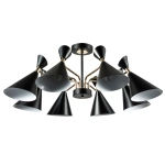 Потолочная люстра Arte Lamp WELLINGTON A2711PL-8BK