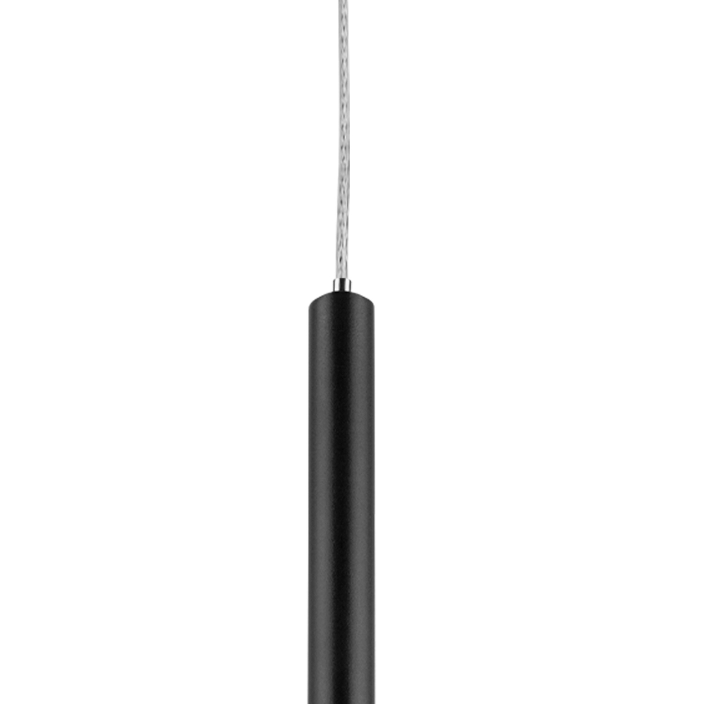 L3T747337 Люстра TUBO LED 15W 900LM 25G ЧЕРНЫЙ 3000K (574717+747337 (3шт)