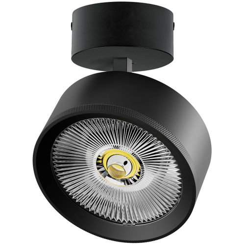 Купить A5747SO Светильник ALTA PRO накладной LED 35W 3230LM 36G ЧЕРНЫЙ 4000K с накл. чашей (215747 + 215017 + 215010-35)