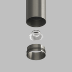 DK5740-DN Светильник для трека SHINE SPOT со светодиодом, D35*H70, 48V DC, 6W, RA?90, 3000K, IP20, темный никель, алюминий