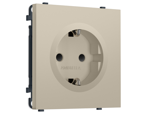 Купить MS347010 Комплект механизма электрической розетки SIGMA Кашемир 50Hz 2P+E с/з с/ш 16A-250V QUANT PRO (SP3470, PR141)