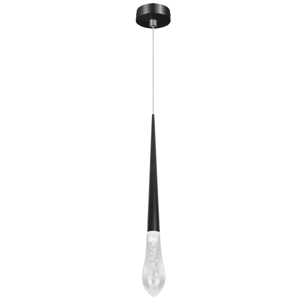 807007-4 Подвес PUNTO MINI с декоративной насадкой (капля) (807007+807000-4) LED 4W 282LM 24G ЧЕРНЫЙ 3CCT 3000/4000/6000K