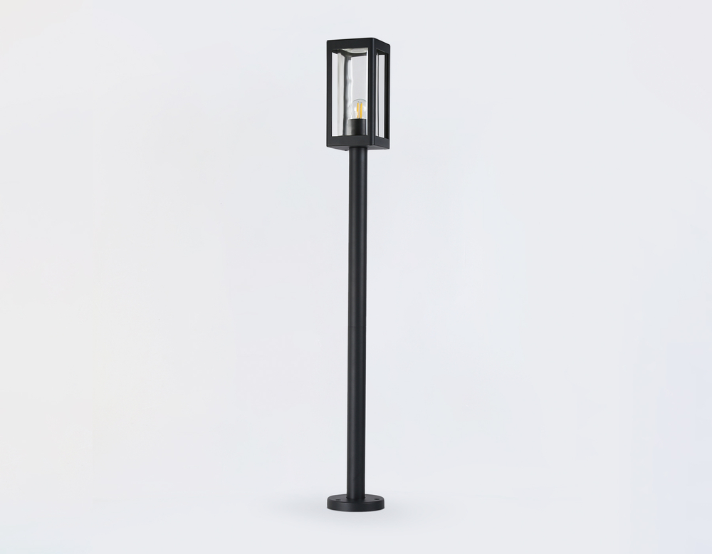ST2425 BK/CL черный/прозрачный IP54 E27 max 40W 110*110*1000