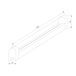 Светильник стационарный светодиодный Led Stick 9 Вт 4200K 60 см 55000/LED