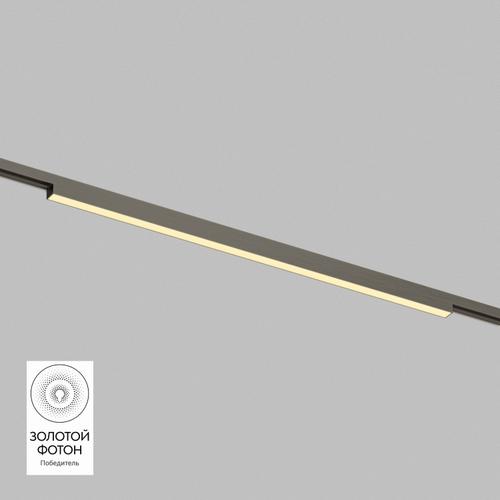 Купить DK5752-DN Светильник для трека SHINE LINEAR со светодиодом, L601*W19*H27, 48V DC, 24W, RA?90, 3000K, IP20, темный никель, алюминий