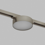 DK5762-DN Светильник для трека SHINE FLOW со светодиодом, D95*H28, 48V DC, 8W, RA?90, 3000K, IP20, темный никель, алюминий