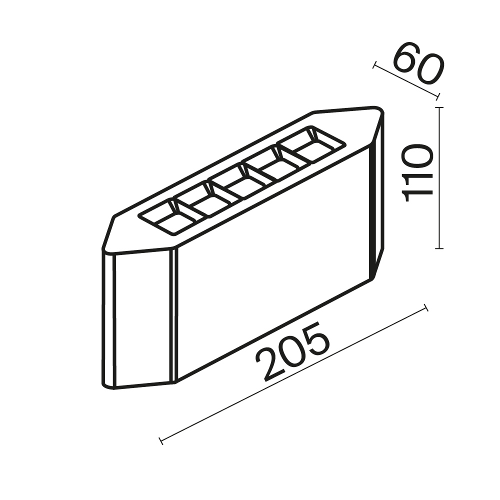 Архитектурная подсветка Outdoor O412WL-L5GF3K
