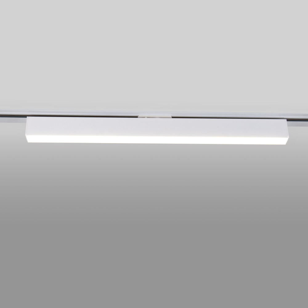 Трековый светодиодный светильник для однофазного шинопровода X-Line 20W 4200K белый матовый X-Line белый матовый 20W 4200K (LTB54) однофазный